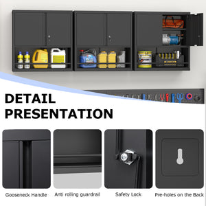 Metal Adjustable 2 Doors Storage Cabinet