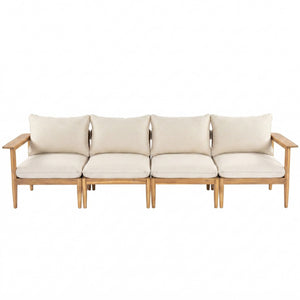 Terassi Outdoor Acacia Wood 4 Seater Sofa