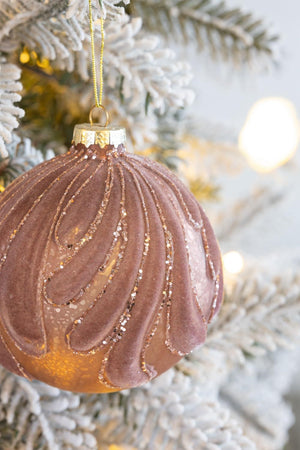 Decorative Hanging Ball Christmas Tree Ornaments For Holiday Party Decorations (Set of 6)