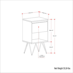 Hunter - Nightstand - Natural