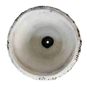 Antique White MGO Garden Planter with Drainage – Garden Pot