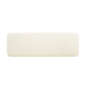 Contemporary Ottoman With Foam Cushion And Durable Upholstery