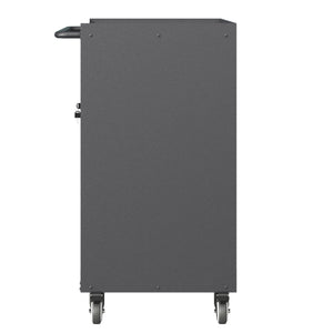 Sturdy Metal Tool Storage Cabinet With Wheels Durable Garage, Office & Home Organizer Steel