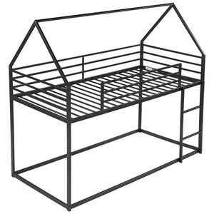 House Bunk Bed With Built In Ladder