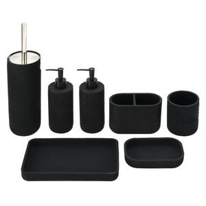 7 Piece Resin Bathroom Accessories Set