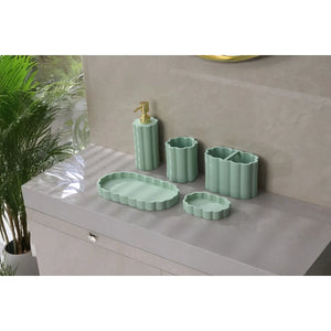 7 Piece Resin Bathroom Accessories Set