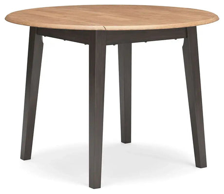 Gesthaven - Round Dining Room Drop Leaf Table - Best Buy Furniture