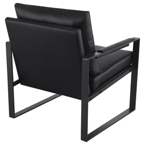 Goldbriar - Upholstered Track Arm Accent Chair - Black