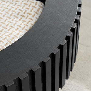 31.49'' Nesting Round Wood Coffee Table with Storage