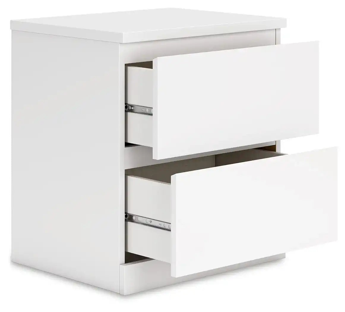 Onita - Two Drawer Night Stand - Best Buy Furniture