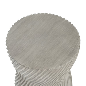 Outdoor MGO Concrete Hourglass Side Table