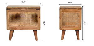 Soli Wood Larissa Lid-up Storage Stool, Oak-ish