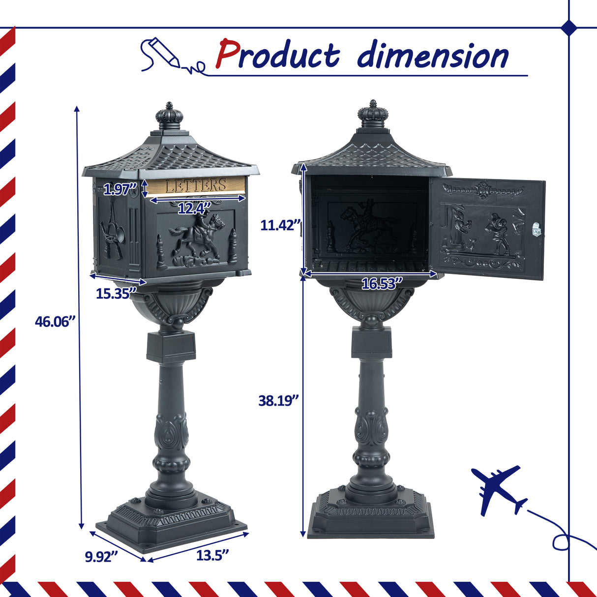 Mailbox Cast Aluminum