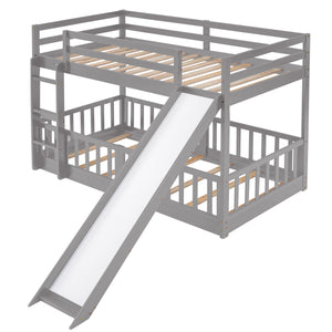 Functional Bunk Bed & Convertible Ladder And Slide