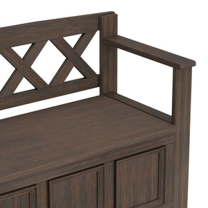 Amherst - Handcrafted Entryway Storage Bench