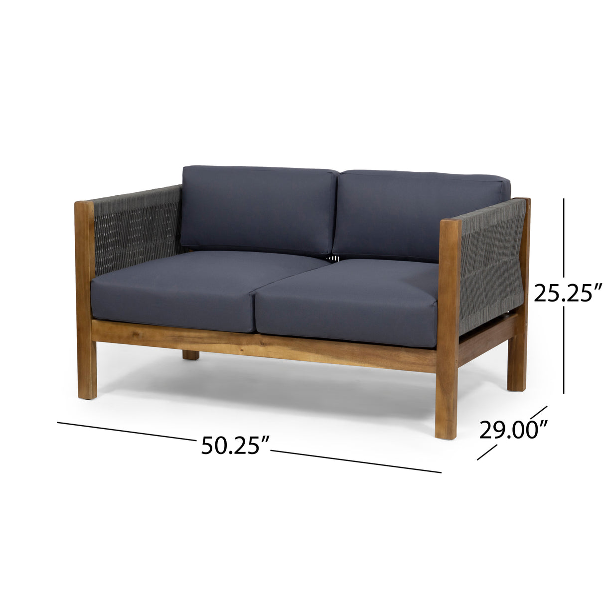 Patio Loveseat and Coffee Table Set