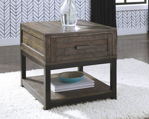 Johurst - Rectangular End Table - Grayish Brown - Best Buy Furniture