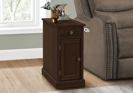Accent End Table, Storage Drawer, Versatile Design - Espresso - Best Buy Furniture