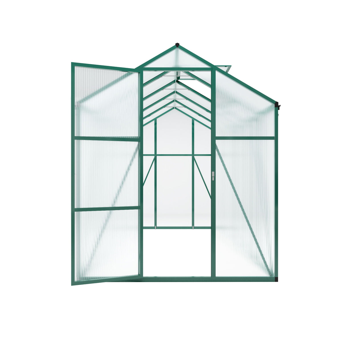Polycarbonate Walk-In house, Raised Base For Outdoor In All Season