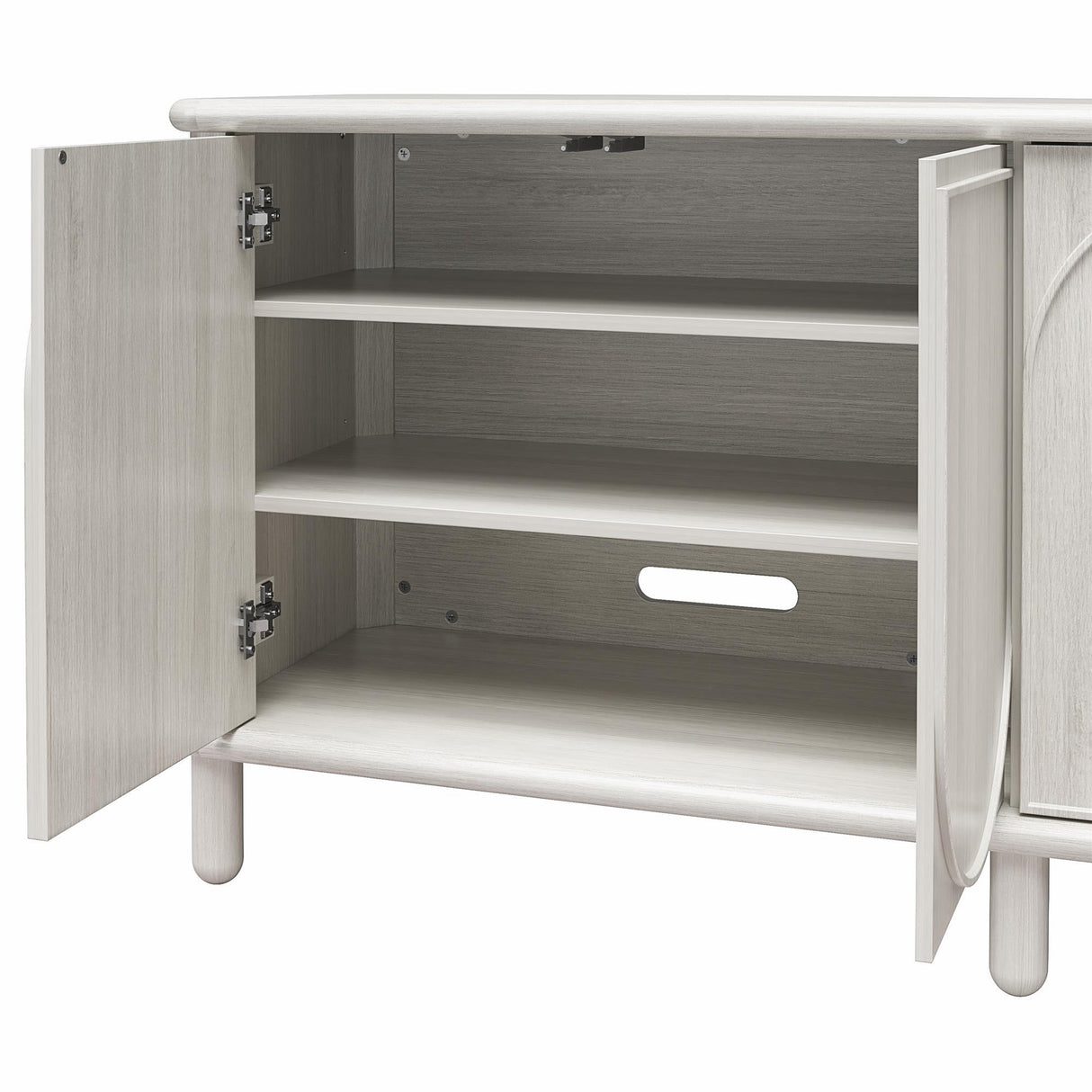 Selena - Credenza - Rustic White