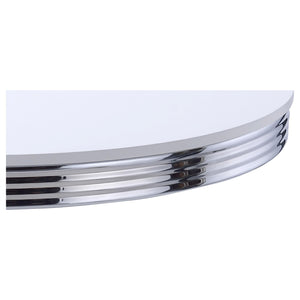Retro Round Dining Table - White