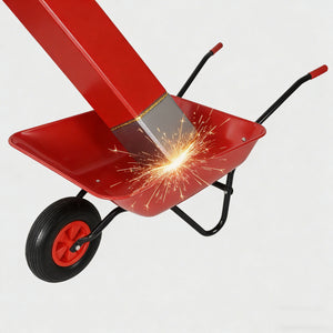 Steel Tray Wheel Barrow Trolley