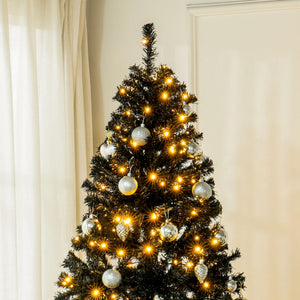 7.5 Ft Tall PreLit Artificial Christmas Tree