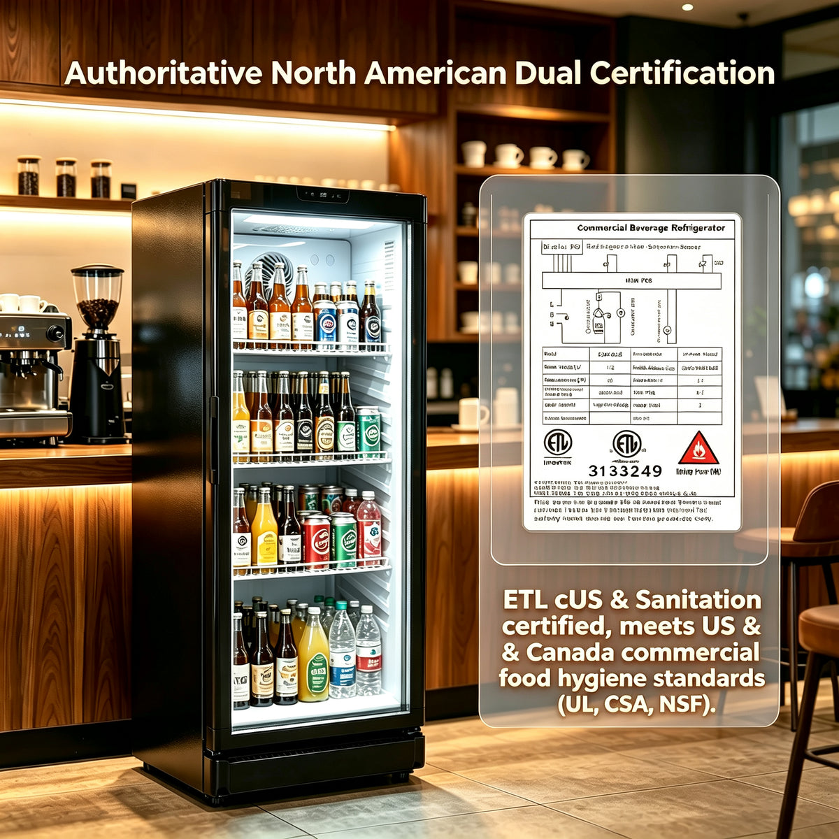 5.7 Cu.Ft Commercial Beverage Cooler