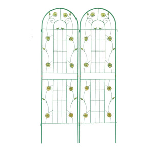 Metal Garden Trellis Rustproof Trellis For Climbing Plant Outdoor Flower Support
