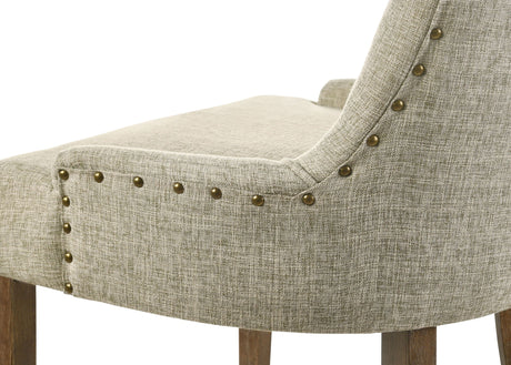 Yotam - Side Chair (Set of 2) - Beige / Oak - Best Buy Furniture