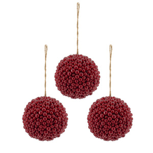 6.5" Traditional Red Berry Ball