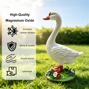 20 Inch DIY Paintable Goose Garden Statue
