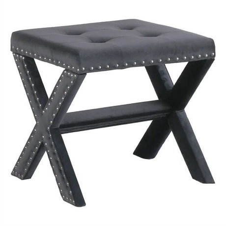 Upholstered Accent Bench With Nailhead Trim