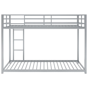 Metal Bunk Bed, Low Bunk Bed With Ladder