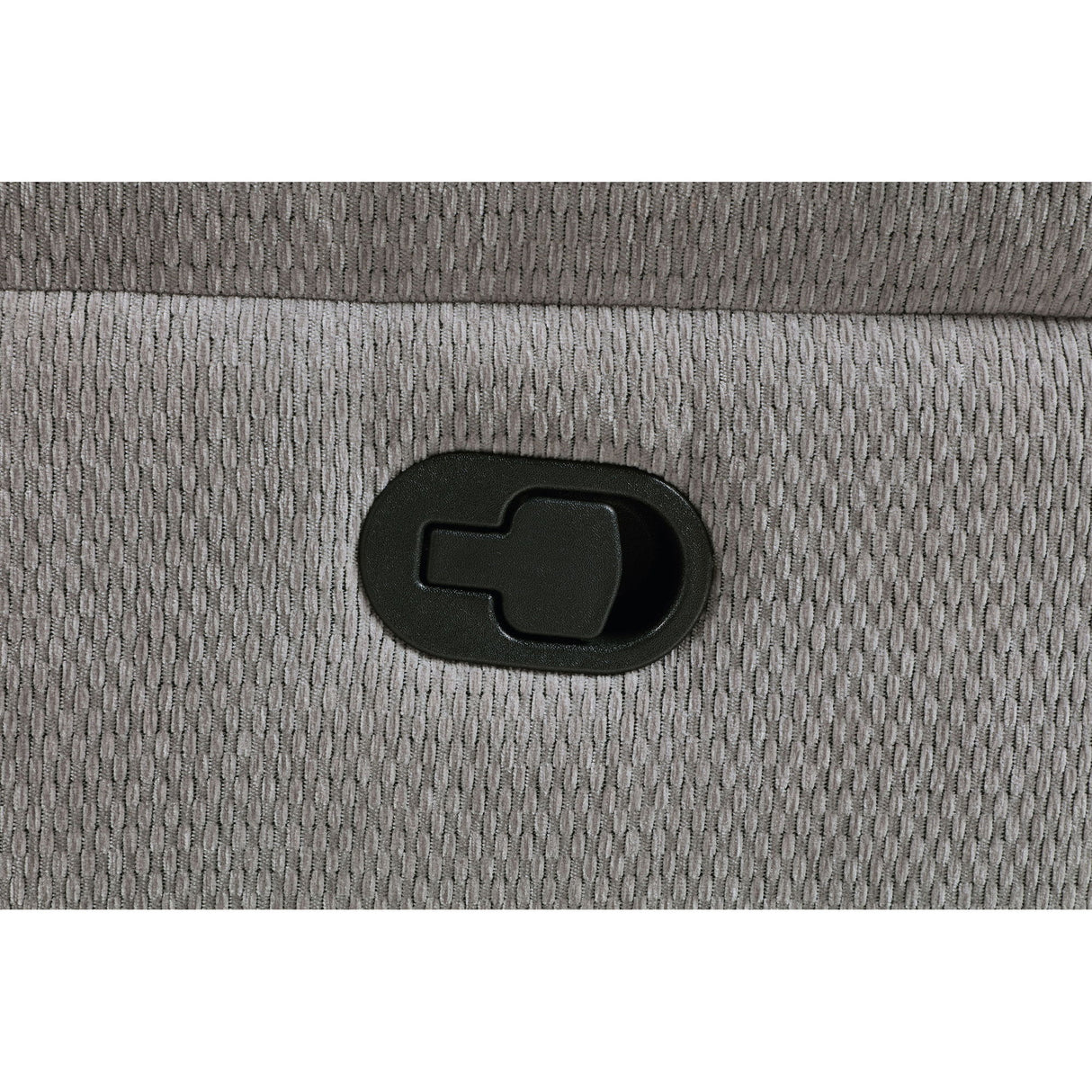 Sebring - Upholstered Manual Reclining Loveseat With Center Storage Console - Gray