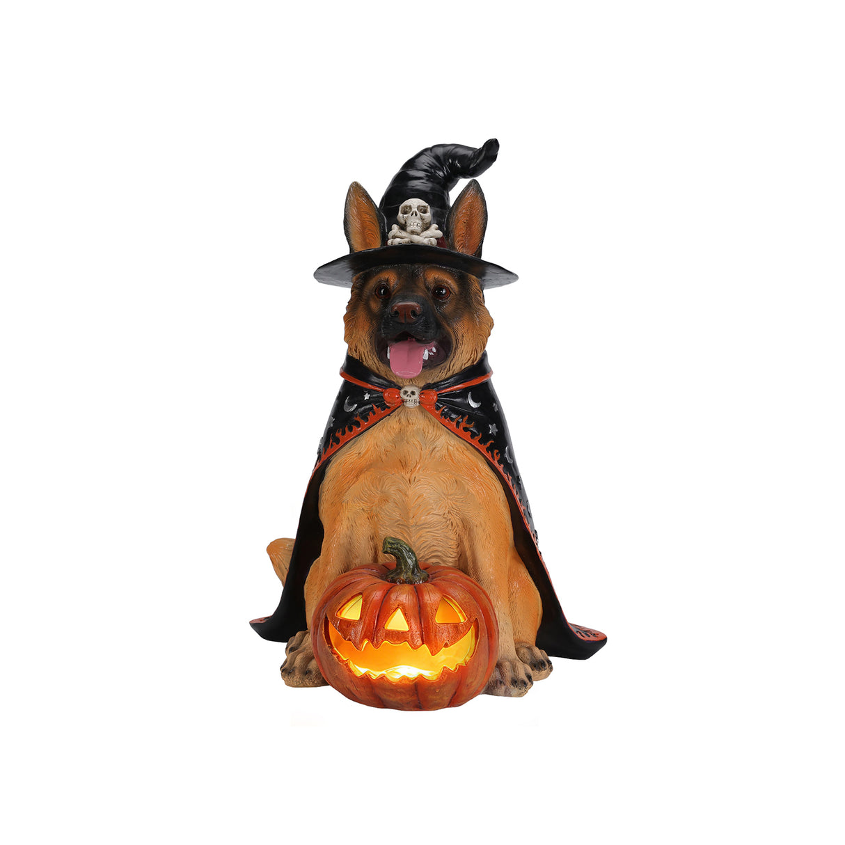 Halloween German Shepherd Dog Statue