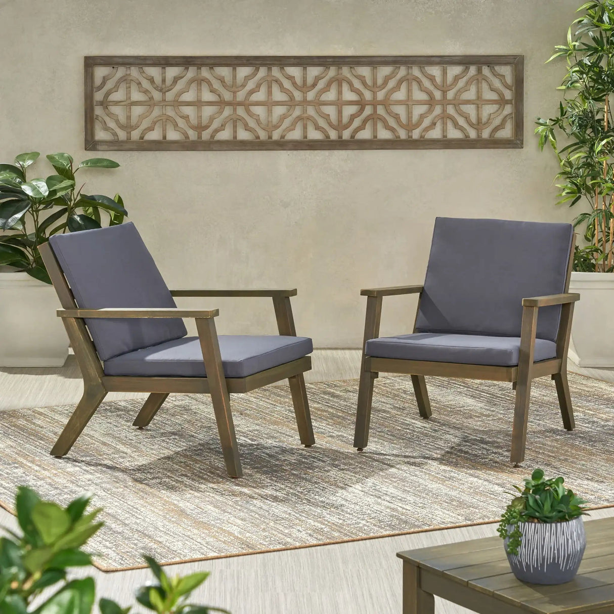 Outdoor Club Chair With Cushion - Best Buy Furniture