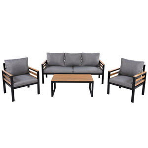 GO 4-Piece Outdoor Furniture Sofa Set for 5 People