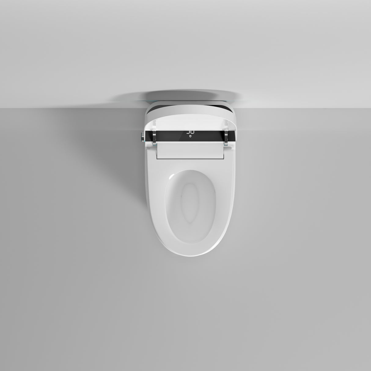 Modern Smart Toilet with Bidet Seat Built-In