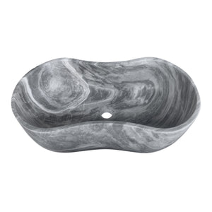 Bathroom Vessel Sink With Wavy Design