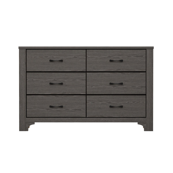 6 Drawer Dresser - Brown