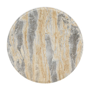 Modern Marble-Look Stool