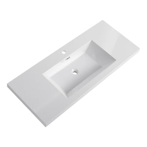 42" Bathroom Resin Sink