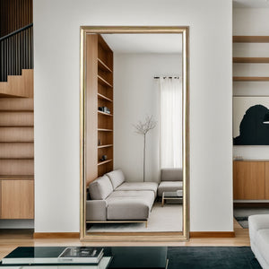Full-Body Floor Mirror With Frame
