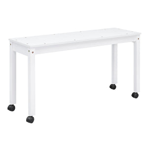 Loft Bed With Retractable Writing Desk And 4 Drawers, With Lateral Portable Desk And Shelves