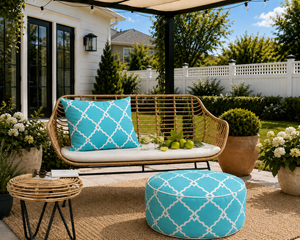 2 Pack Outdoor Inflatable Ottoman