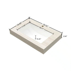 30" MURI Roma Travertine-Pattern Sintered Stone Countertop