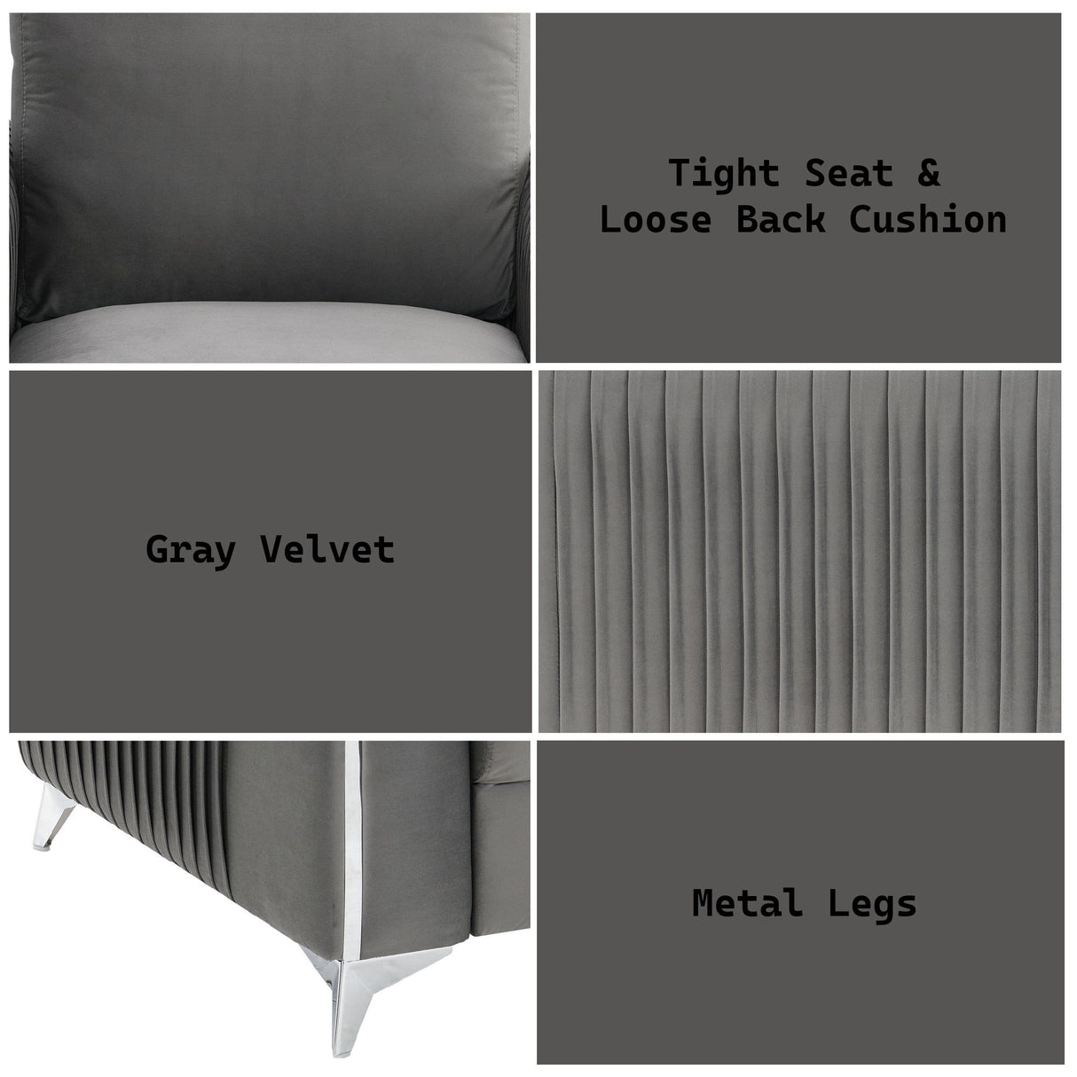 Wenona - Modern Loveseat