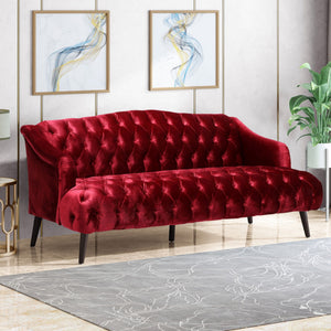 Comfy 3 Seat Sofa With Wooden Legs, For Living Room And Study - Best Buy Furniture