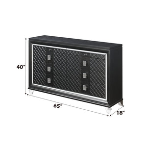 Sawyer - Metallic Dresser - Gray - Best Buy Furniture